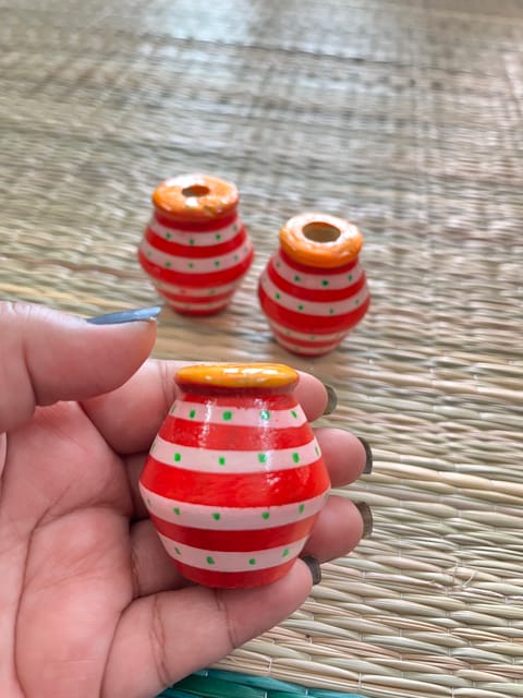 Miniature Wooden Pot