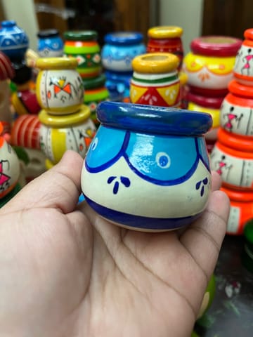 Miniature Wooden Pot