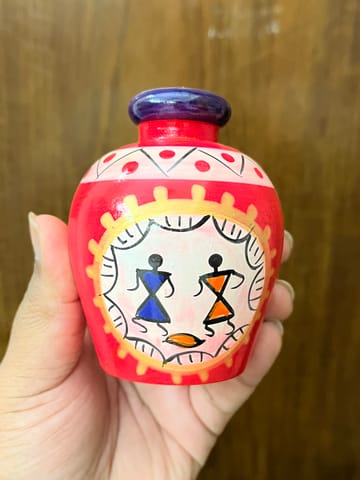 Premium Miniature Wooden Pot