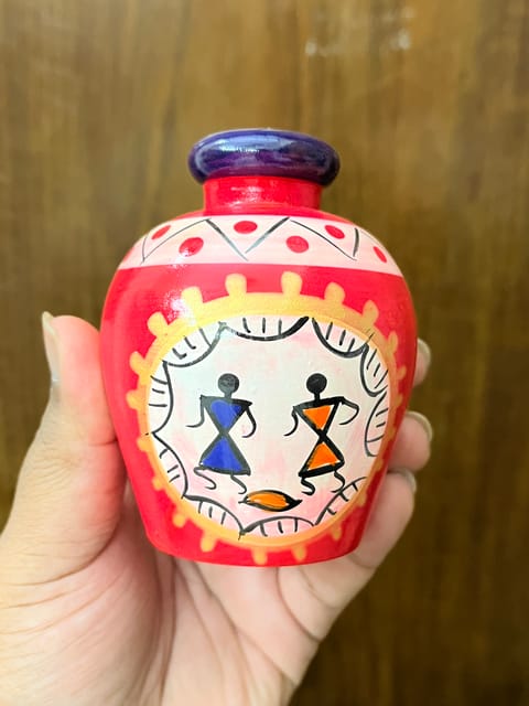 Premium Miniature Wooden Pot