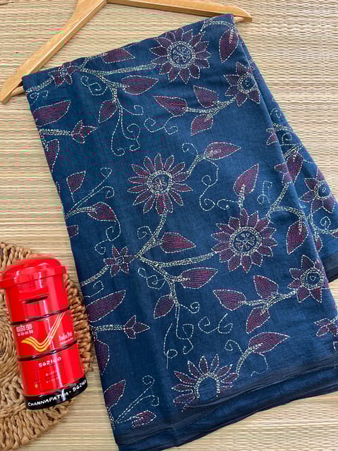 Mul Cotton Kanthawork Saree