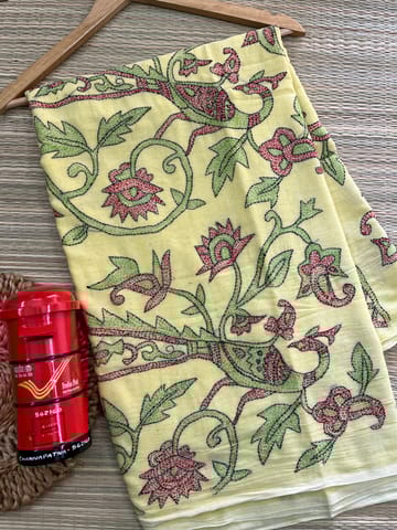 Mul Cotton Kanthawork Saree
