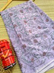 Mul Cotton Kanthawork Saree