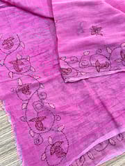Mul Cotton Kanthawork Saree