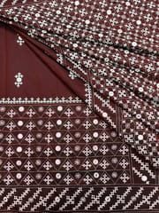 GRAND Kutchwork Saree