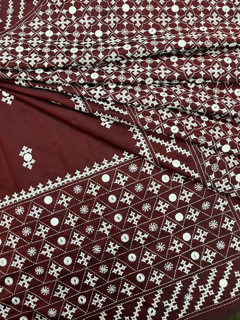 GRAND Kutchwork Saree
