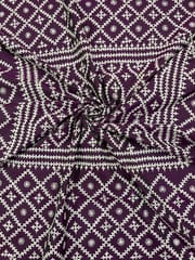 HONEYCOMB Kutchwork Saree