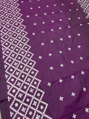 HONEYCOMB Kutchwork Saree