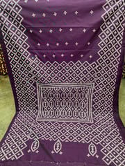 HONEYCOMB Kutchwork Saree