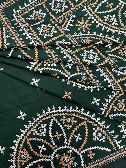 CHAKRA Kutchwork Saree