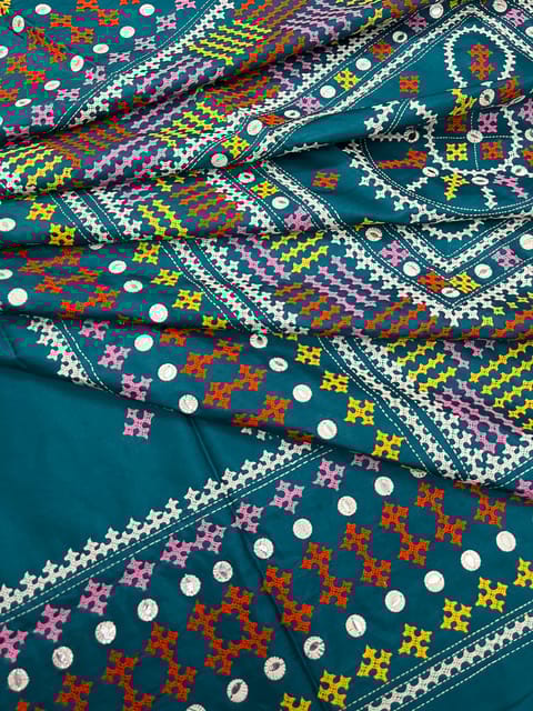 DILRUBA Kutchwork Saree