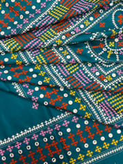 DILRUBA Kutchwork Saree