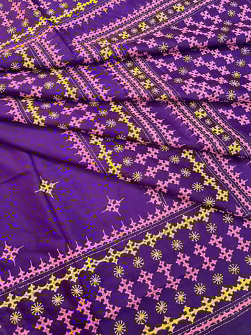 CHANDI Kutchwork Saree