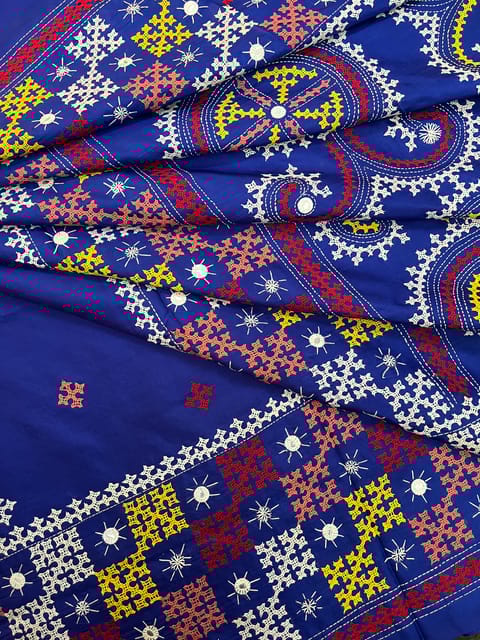 RANGBIRANGI Kutchwork Saree