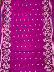 MORPANKH Kutchwork Saree