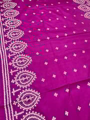 MORPANKH Kutchwork Saree