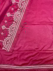 MAHAL Kutchwork Saree