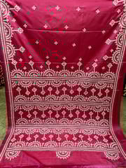 MAHAL Kutchwork Saree