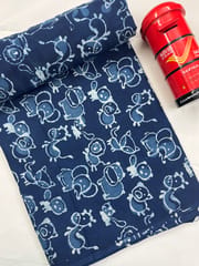 JUNGLE THEME Block Print Fabric