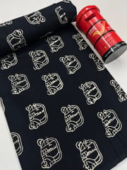 AUTO RICKSHAW Block Print Fabric
