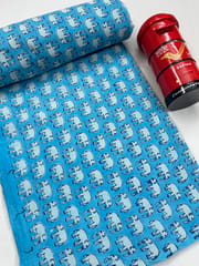 ELEPHANT Block Print Fabric