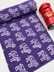 COW Block Print Fabric