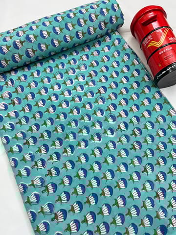 LOTUS Block Print Fabric