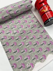 FLORAL Block Print Fabric
