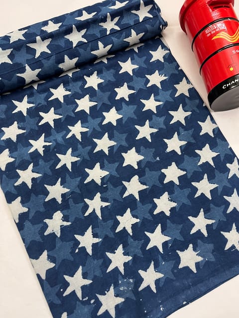 STARS Block Print Fabric