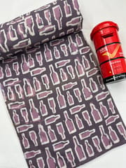 BOTTLES Block Print Fabric