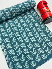CAMEL Block Print Fabric