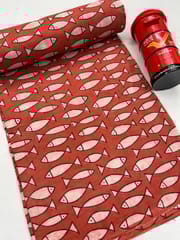 FISH Block Print Fabric