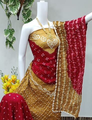 Bandhani Dress Material