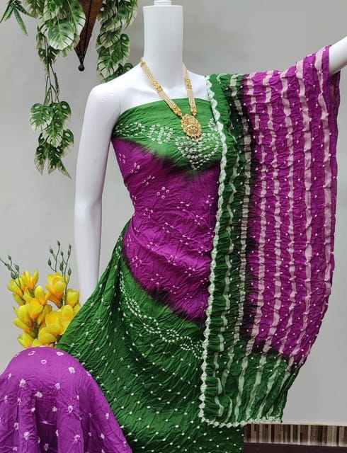 Bandhani Dress Material