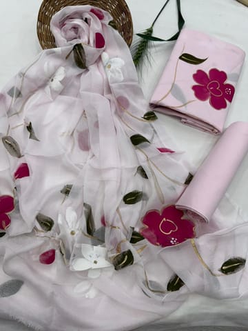 Hand Painted Dress Material