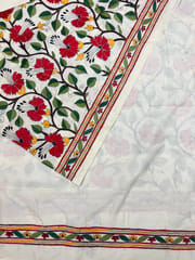 MANDHARA Tussar Silk Kanthawork Saree