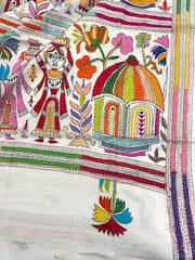 VILLAGE THEME Kanthawork Saree