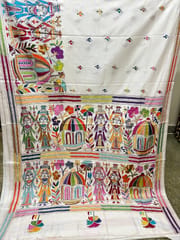 VILLAGE THEME Kanthawork Saree
