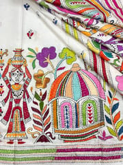 VILLAGE THEME Kanthawork Saree