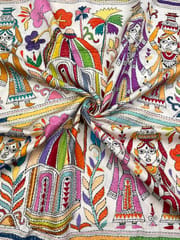 VILLAGE THEME Kanthawork Saree