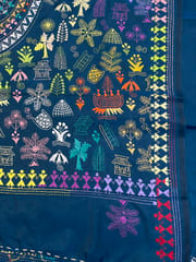 WARLI Kanthawork Saree