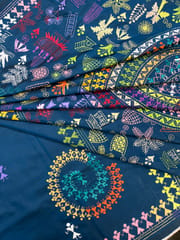 WARLI Kanthawork Saree