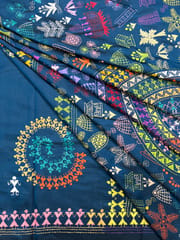WARLI Kanthawork Saree