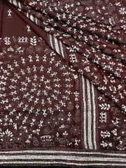 WARLI Kanthawork Saree