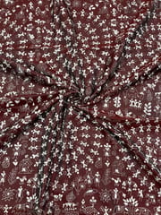 WARLI Kanthawork Saree