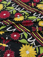 FLORAL Kanthawork Saree