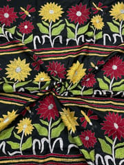 FLORAL Kanthawork Saree