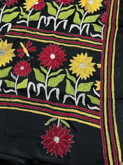 FLORAL Kanthawork Saree