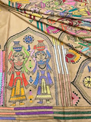 VILLAGE THEME Kanthawork Saree