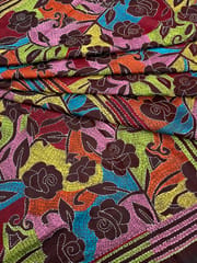 GULAABO Kanthawork Saree